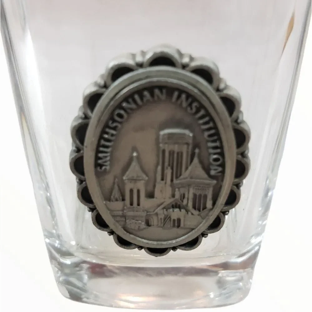 Smithsonian Institution Shot Glass Square Pewter